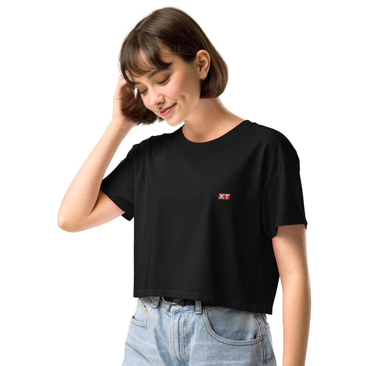 tシャツ dp embroidery crop t-shirt レディース depound tシャツ dp embroidery crop t-shirt レディース